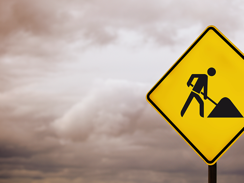 Werken op kruispunt N36 - Kwadestraat (Roeselare)